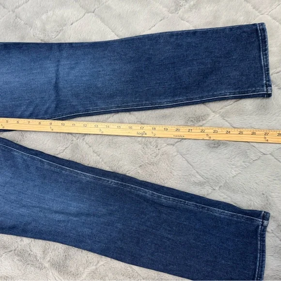 PAIGE Cindy Maternity Straight Leg Jeans In Suncrest Size 26 - Picture 14 of 16